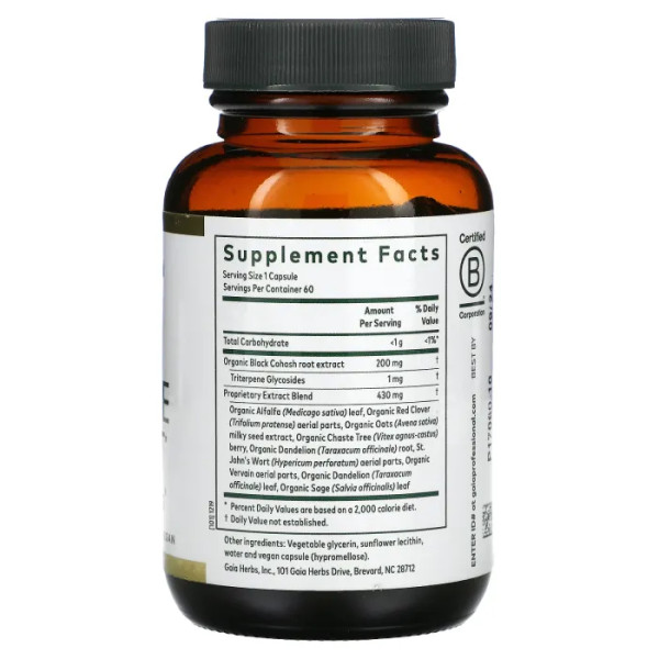 Підтримка жіночих гормонів, Female Hormone Support, Gaia Herbs Professional Solutions, 60 капсул