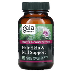 Підтримка шкіри, волосся і нігтів, Gaia Herbs Hair, Skin Nail Support, 60 капсул