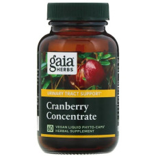 Журавлина, концентрат, Cranberry Gaia Herbs, 60 капсул