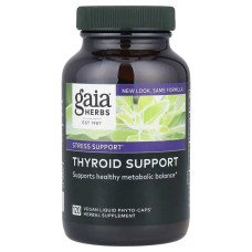 Підтримка щитовидної залози, Gaia Herbs Thyroid Support, 120 кап.