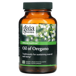 Масло орегано 120 капсул, Gaia Herbs, Оregano Oil