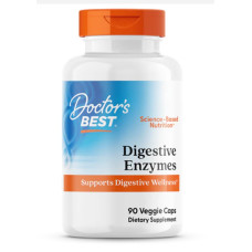 Трав'яні ферменти, Doctor's Best Digestive Enzymes, 90 капсул