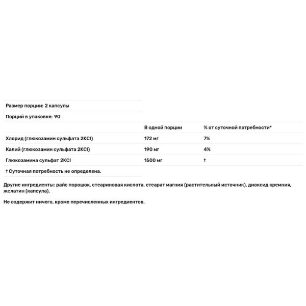 Глюкозамін сульфат, Glucosamine Sulfate, Doctor's Best, 750 мг, 180 капсул.