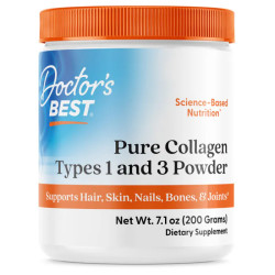 Коллаген тип 1 и 3, Doctors Best Collagen, порошок, 200 г