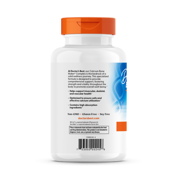 Комплекс для кісток, Calcium Bone Maker, Doctor's Best, 180 капсул