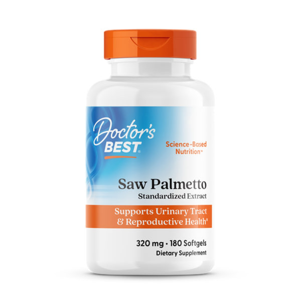 Со Пальметто, Saw Palmetto, Doctor's Best, екстракт, 320 мг, 180 капсул