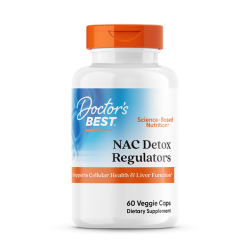 Ацетилцистеїн, Doctor's Best NAC Detox Regulators, 60 капсул