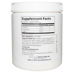 BCAA, Doctor's Best Instantized BCAA, порошок, 300 г