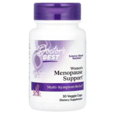 Поддержка при менопаузе, Women's Menopause Support Doctor's Best, смесь трав, 30 веганских капсул