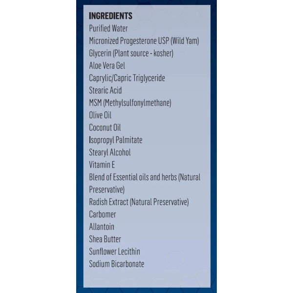 Крем косметичний натуральний, для рук, стегон, грудей та передпліч, Natural P25, BIOLABS PRO, з прогестероном 1750 г на флакон, 85 г