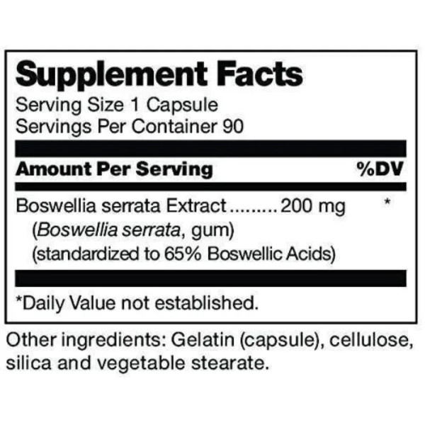 Босвелія, Ayur-Boswellia Serrata, Douglas Laboratories, 90 капсул