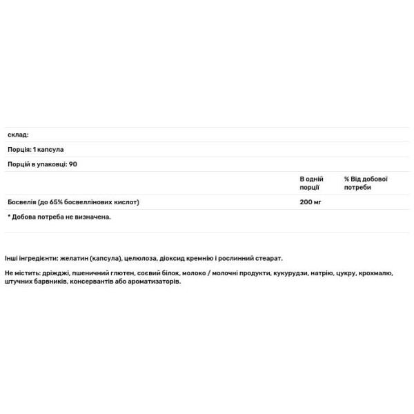Босвелія, Ayur-Boswellia Serrata, Douglas Laboratories, 90 капсул