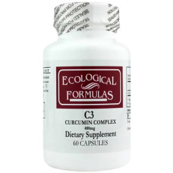 Куркуминоиды 400 мг, Ecological Formulas C3 Curcumin Complex, 60 капсул