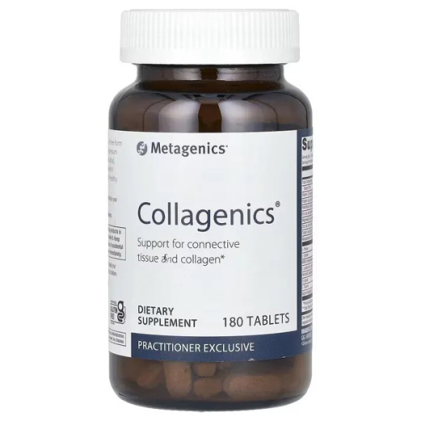 Поліпшення синтезу колагену, Collagenics, Metagenics, для підтримки сполучної тканини та колагену, 180 таблеток