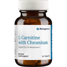 L-карнитин с хромом, L-Carnitine with Chromium Metagenics, 30 таблеток