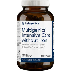 Мультивитамины и минералы, без железа, Metagenics Multigenics Intensive Care, 180 таблеток
