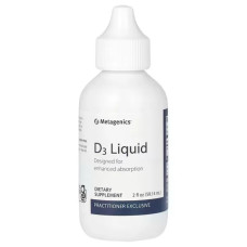 Вітамін D3 рідкий 25 мкг 1000 IU, Vitamin D3 Liquid Metagenics, 59,14 мл