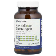 Ферменти для перетравлення глютену, Metagenics SpectraZyme Gluten Digest, 90 вегетаріанських капсул