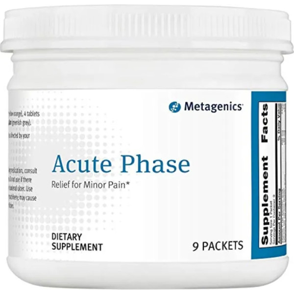 Формула для розслаблення і відновлення м'язів, Acute Phase, Metagenics, 9 пакетів