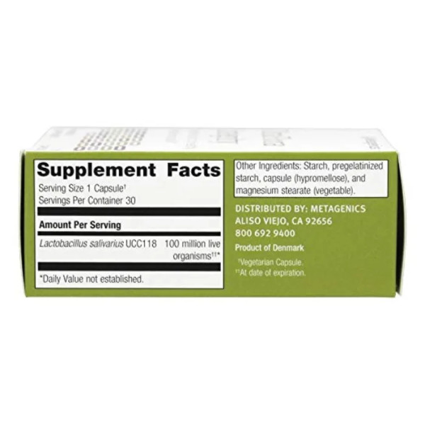 Пробіотик, UltraFlora Integrity, Metagenics, 30 капсул