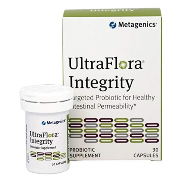 Пробіотик, UltraFlora Integrity, Metagenics, 30 капсул