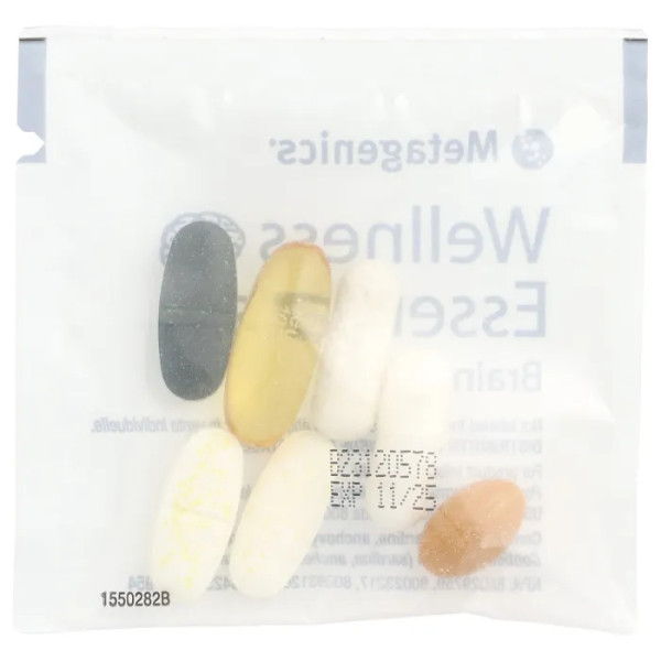 Мультивітаміни, Wellness Essentials, Metagenics, здоров'я мозку, 30 пакетів