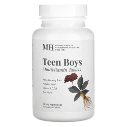 Мультивитамины для мальчиков-подростков, Michael's Naturopathic Teen Boys Multivitamin, 90 вегетарианских таблеток