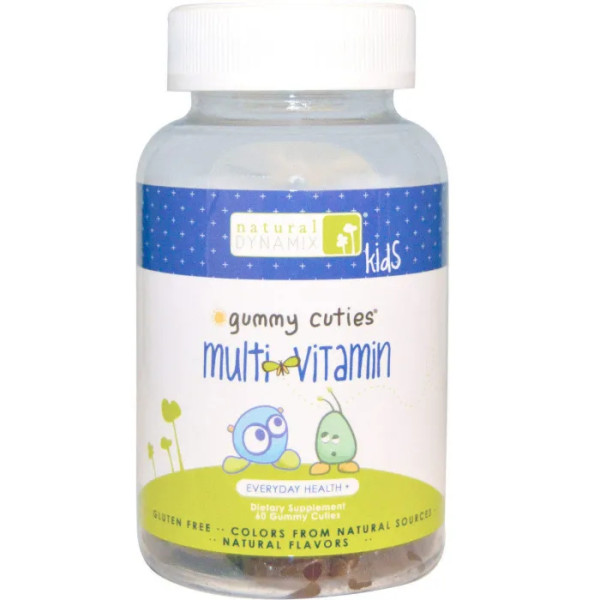 Мультивітаміни для дітей, Kids Multi Vitamin, Natural Dynamix, 60 штук