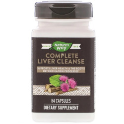Підтримка печінки, Nature's Way Complete Liver Cleanse, 84 капсули