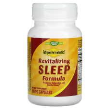Здоровый сон, Revitalizing Sleep Formula, Fatigued to Fantastic!, Nature's Way, 90 растительных капсул