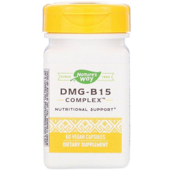 Магній калій кальцій для серця, DMG-B15 Complex Nature's Way, 60 капсул