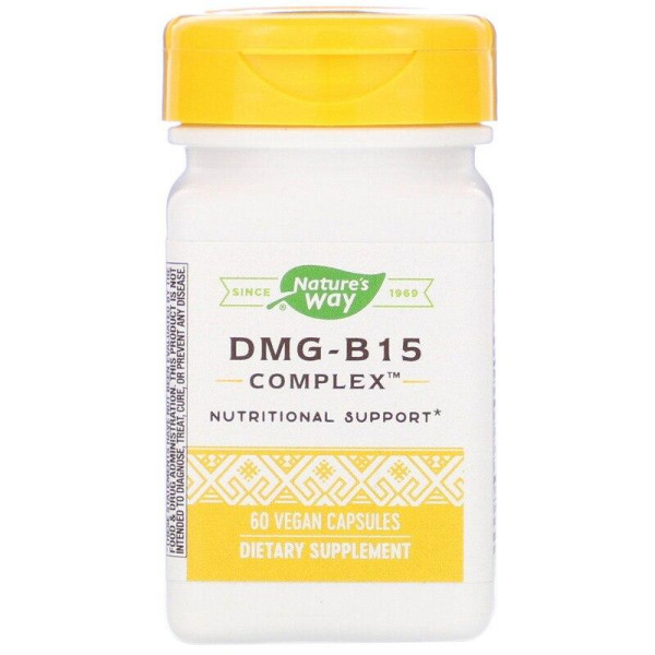 Магній калій кальцій для серця, DMG-B15 Complex, Nature's Way, 60 капсул