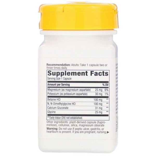 Магній калій кальцій для серця, DMG-B15 Complex, Nature's Way, 60 капсул