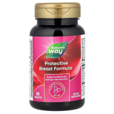 Здоровье груди, Protective Breast Formula Nature's Way, 60 таблеток