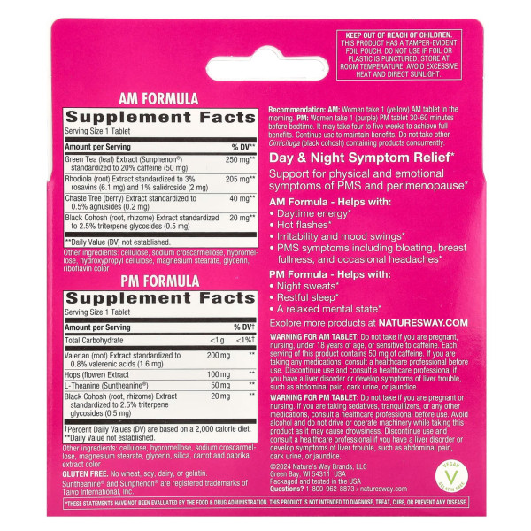 Жіноча формула Періменопауза, PeriMenopause Formula, AM\/PM, Nature's Way, 60 таблеток