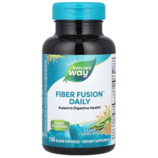 Очищення організму 3,1 г, Fiber Fusion Daily Nature's Way, 150 веганських капсул (0,62 г на капсулу)