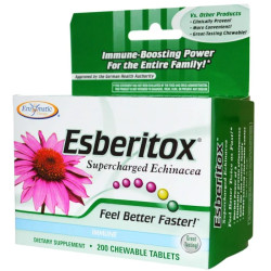 Поддержка иммунитета, Esberitox Supercharged Echinacea Nature's Way, 200 жевательных таблеток