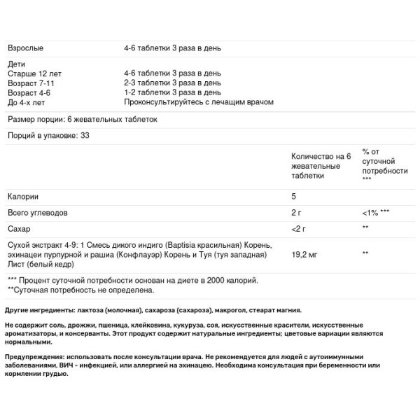 Укрепление иммунитета Esberitox, Supercharged Echinacea, Nature's Way, 200 жеват. таблеток