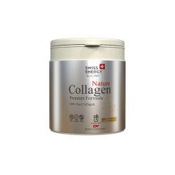 Коллаген гидролизованный премиум без вкуса, Swiss Energy NATURE COLLAGEN, для кожи волос и ногтей костей и суставов, 240 г