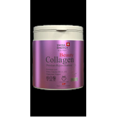 Коллаген премиум комплекс тип I и III для кожи, волос и ногтей, вкус клубника, Swiss Energy BEAUTY COLLAGEN, 240 г