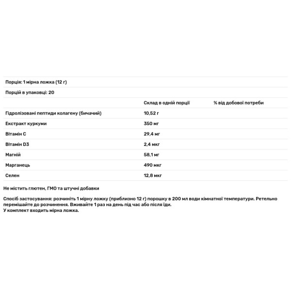 Колаген, комплекс преміум-класу (II тип), JOINT COLLAGEN, Swiss Energy, для гнучкості суглобів, міцності зв'язок та сухожиль, зі смаком меду та лимону, 240 г