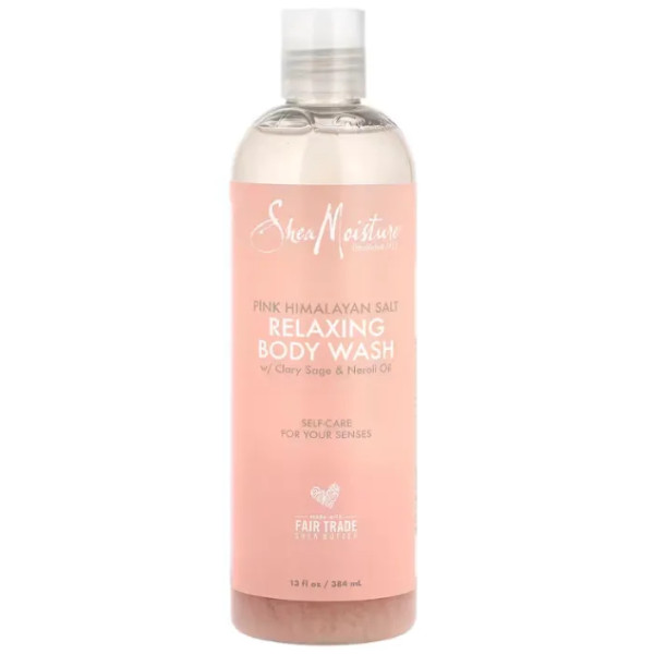 Гель для душу розслаблюючий, Relaxing Body Wash, SheaMoisture, з рожевою гімалайською сіллю, 384 мл