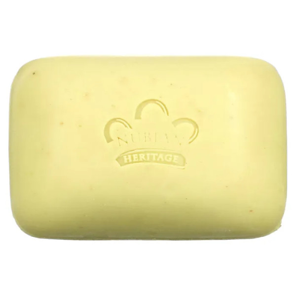 Мило з лимонником та чайним деревом, Lemongrass & Tea Tree Bar Soap, Nubian Heritage, 142 гр.