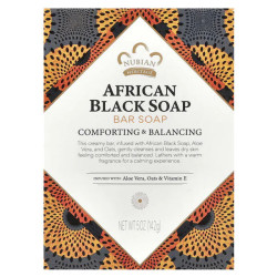 Африканское черное мыло, African Black Soap Bar Nubian Heritage, 142 г