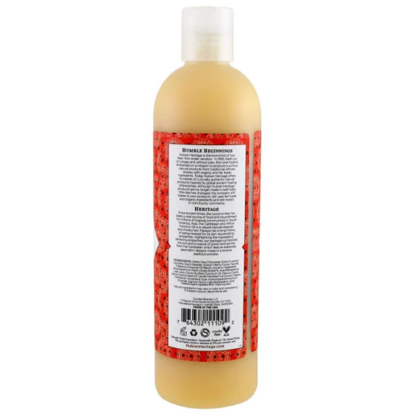 Гель для душа (кокос, папайя), Body Wash, Nubian Heritage, 384 мл