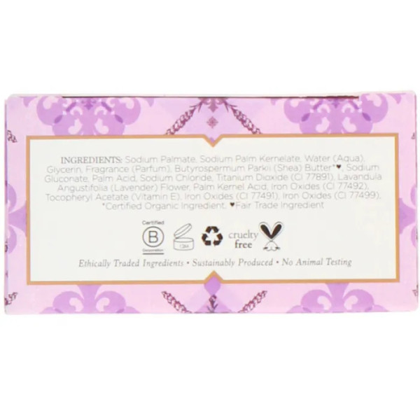 Мило з маслом ши і вітаміном Е, Soap, Nubian Heritage, лаванда і квіти, 142 гр.