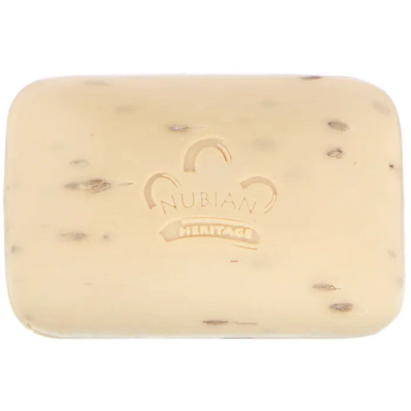 Мило з маслом ши і вітаміном Е, Soap, Nubian Heritage, лаванда і квіти, 142 гр.