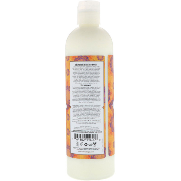 Лосьйон для тіла (масло манго), Body Lotion, Nubian Heritage, омолоджуючий і зміцнюючий, 384 мл