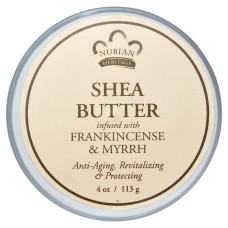 Бальзам для тіла від розтяжок, Nubian Heritage Raw Shea Butter, (113 г)