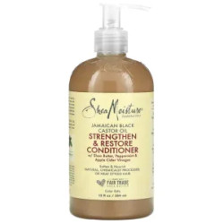 Кондиционер для волос, Strengthen & Restore Conditioner SheaMoisture, с ямайским черным касторовым маслом, 384 мл
